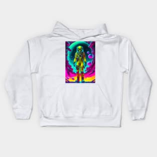 Skull Spaceman Kids Hoodie